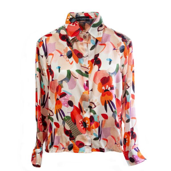 Long-sleeved silk shirt - Cinzia Rossi