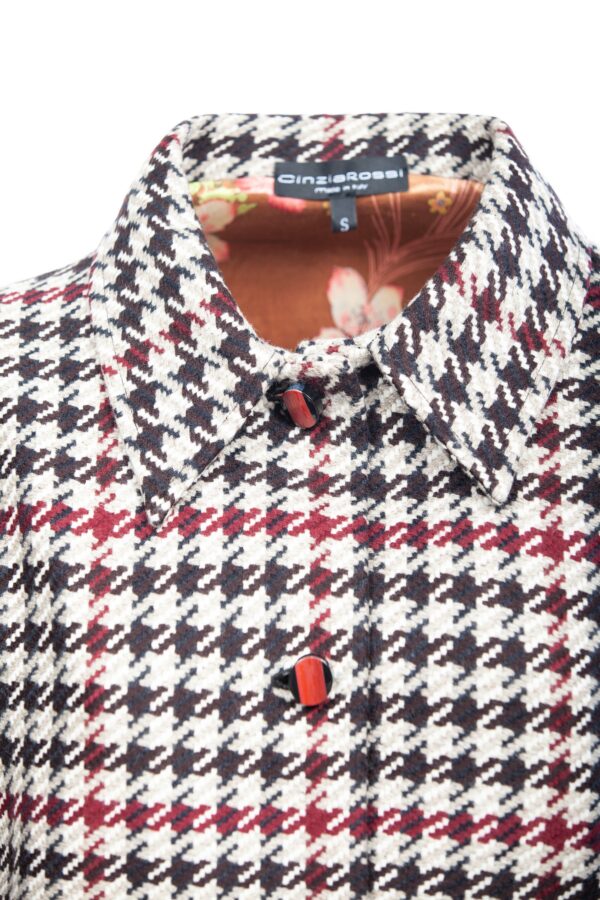 Houndstooth wool jacket - Cinzia Rossi